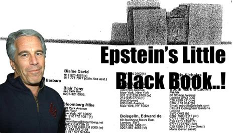 epstein blacklist|epstein little black book unredacted.